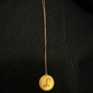 John Wind initial L necklace